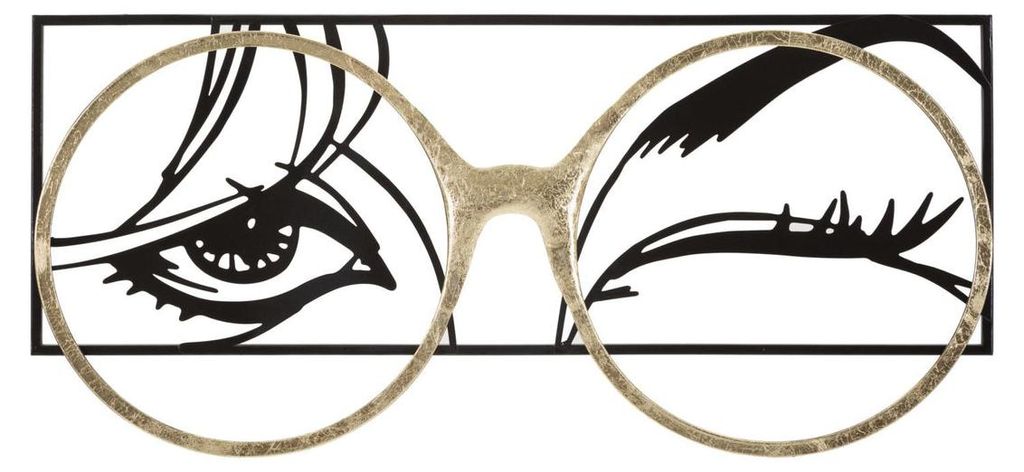 Mauro Ferretti Pannello in ferro Eyewear, 89,5x3,8x41,3 cm Immagine del prodotto 