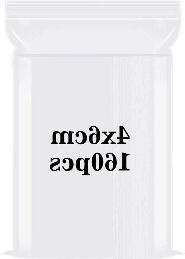 Sachet plastique transparent 4x6 cm pour congélation et rangement
