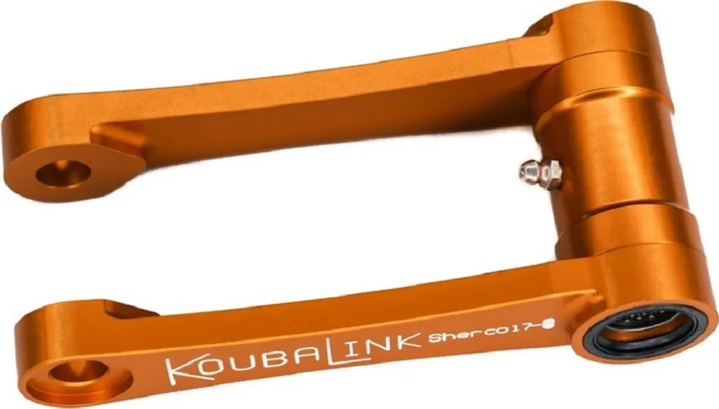 Kit de rabaissement KoubaLink -25.4mm Orange pour Moto Sherco Enduro