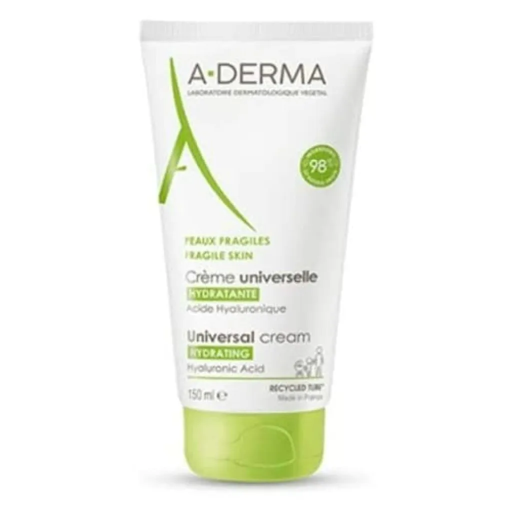 A-DERMA Crème Hydratante Universelle 150ml - Soin Visage et Corps
