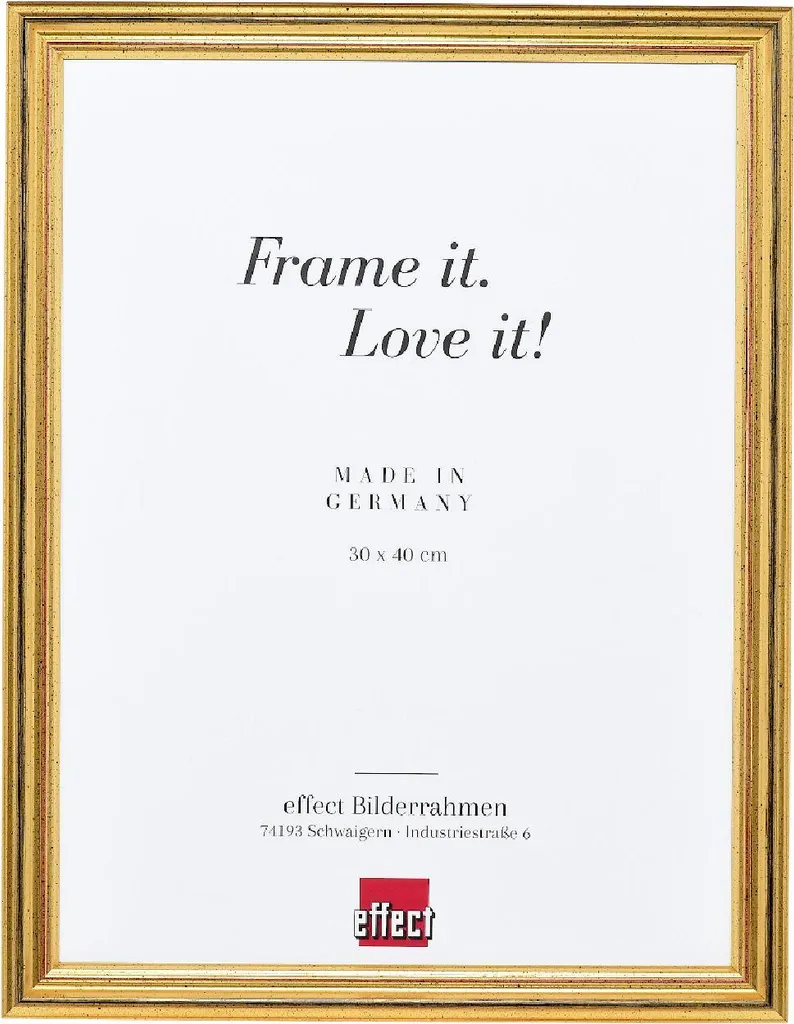 Cornice Portafoto Oro 28x35 Legno Effect | Proteggi i tuoi Ricordi