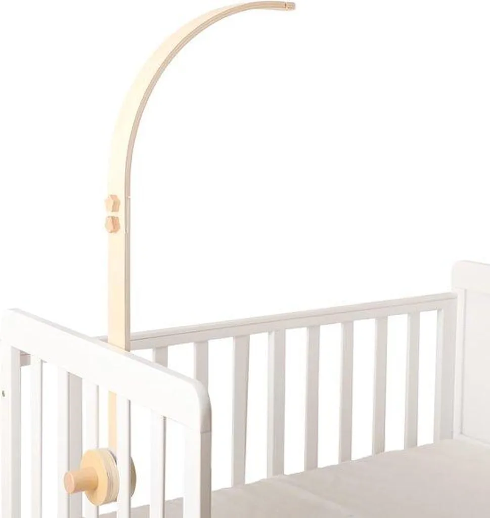 Mobile arc-en-ciel lit enfant : décoration apaisante contre l'ennui