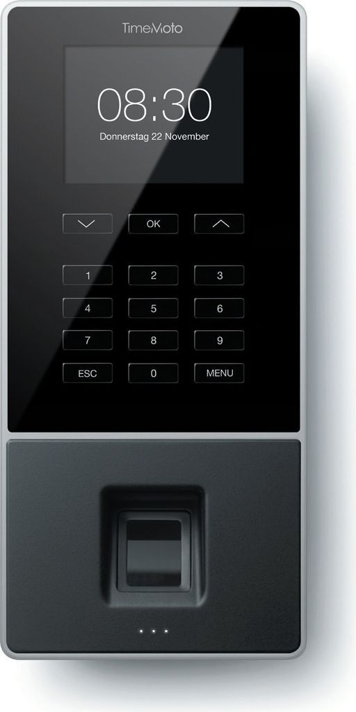 Safescan TimeMoto TM-626, Čierna, Čipový token, Odtlačok Obrázok produktu 