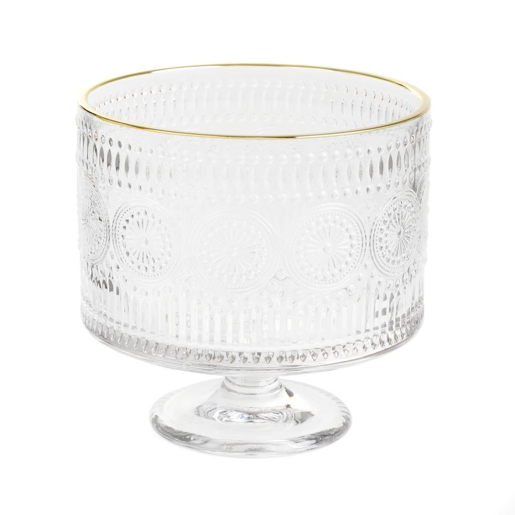 HOMLA BARREL gemusterte Glasplatte 20x20 cm Produktbild 
