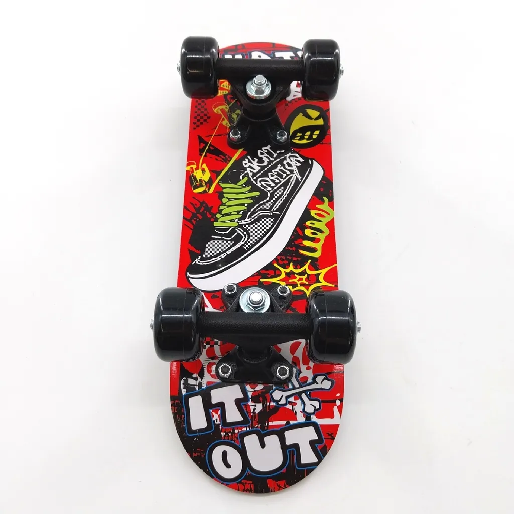 Skateboard Compact 43cm Schildkröt - Surface Antidérapante et Stable - 9