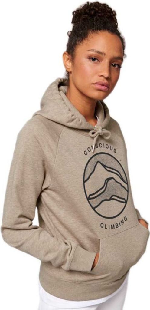 Sierra Climbing Conscious Kapuzenpullover Beige L Mann Beige L