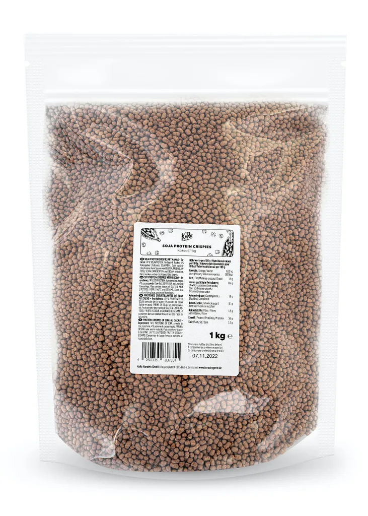 KoRo | Soja Protein Crispies 58 % mit Kakao 1