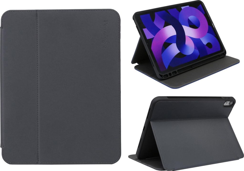 Pomologic BookFolio - Schutzhülle für iPad 10,9" 10G / 11" (A16) (Anthrazit)