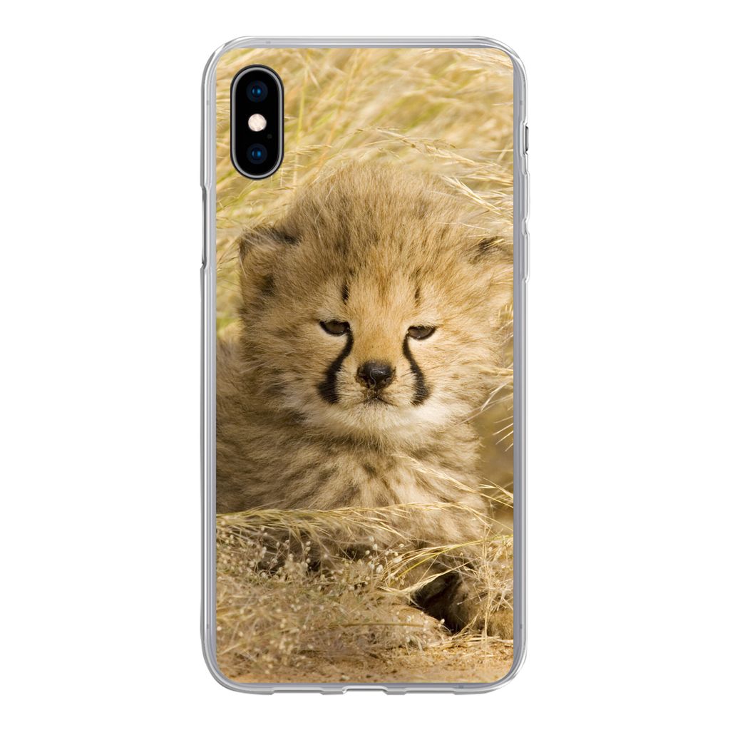 MuchoWow® Handyhülle Schutzhülle Hülle für iPhone Xs Gepard Produktbild 