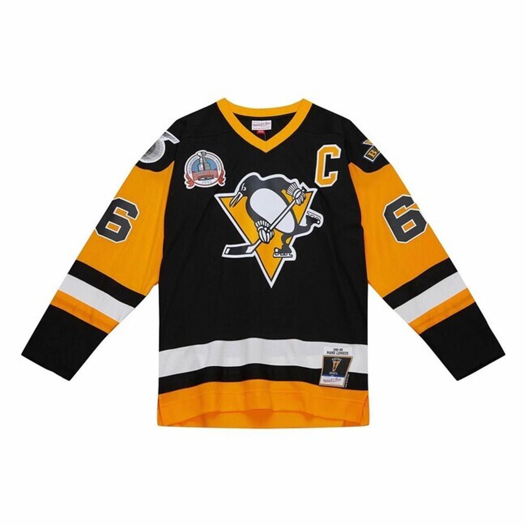 M&N Blue Line Mario Lemieux Pittsburgh Penguins Jersey - XL
