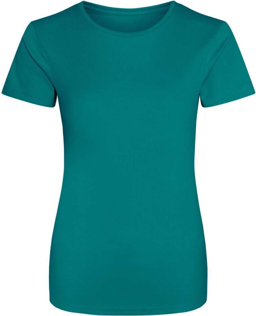 Just Cool JC005 | Girlie Cool Sport T-Shirt + WRAP - Farbe: Jade - Größe: L