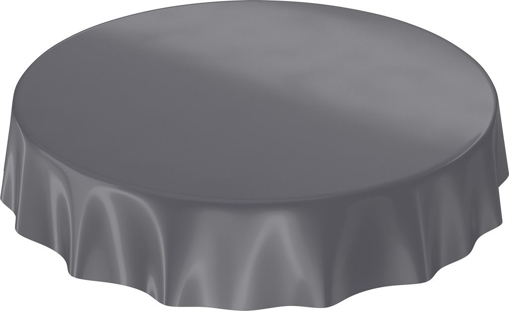 Tischdecke Wachstuch PVC abwaschbar Einfarbig Anthrazit Produktbild 