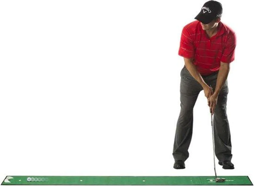 Tapis d'entraînement au putting avec revêtement haute densité Mini Grün
