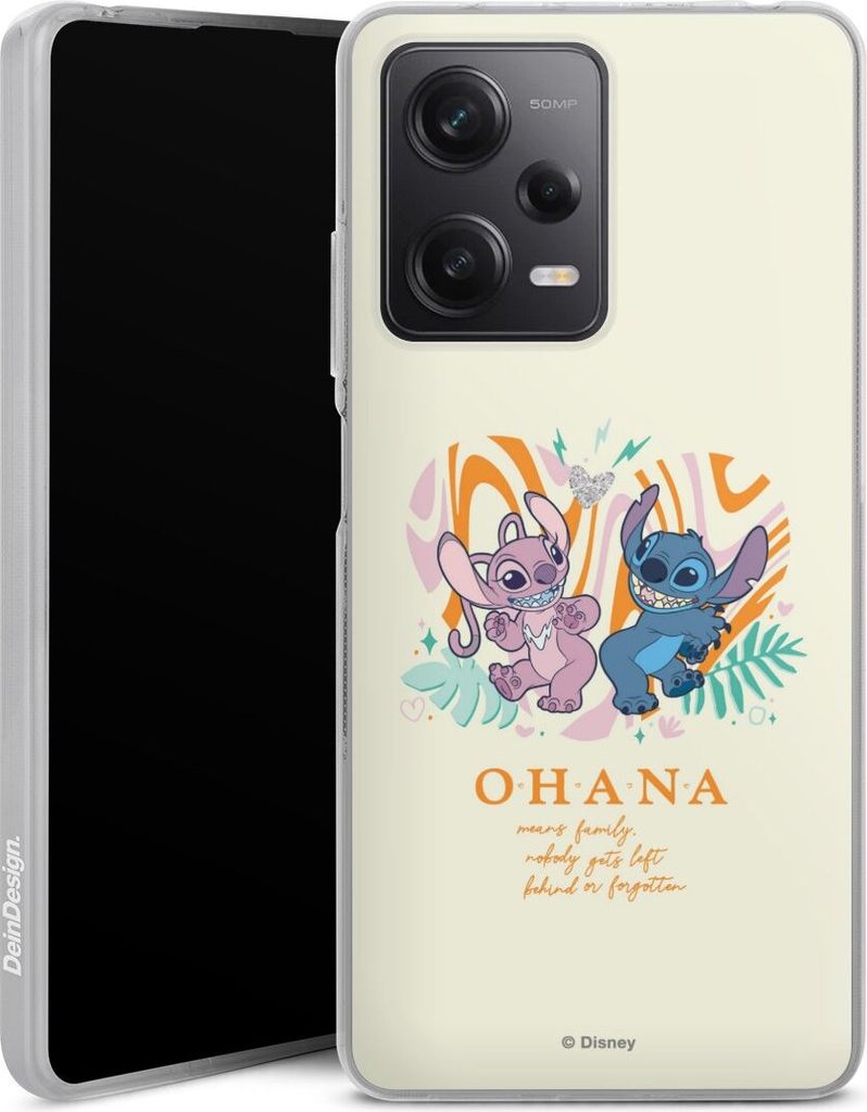 DeinDesign Handyhülle für Xiaomi Redmi Note 12 Pro 5G Silikon Hülle Case Smartphone Schutzhülle Disney Offizielles Lizenzprodukt Lilo & Stitch