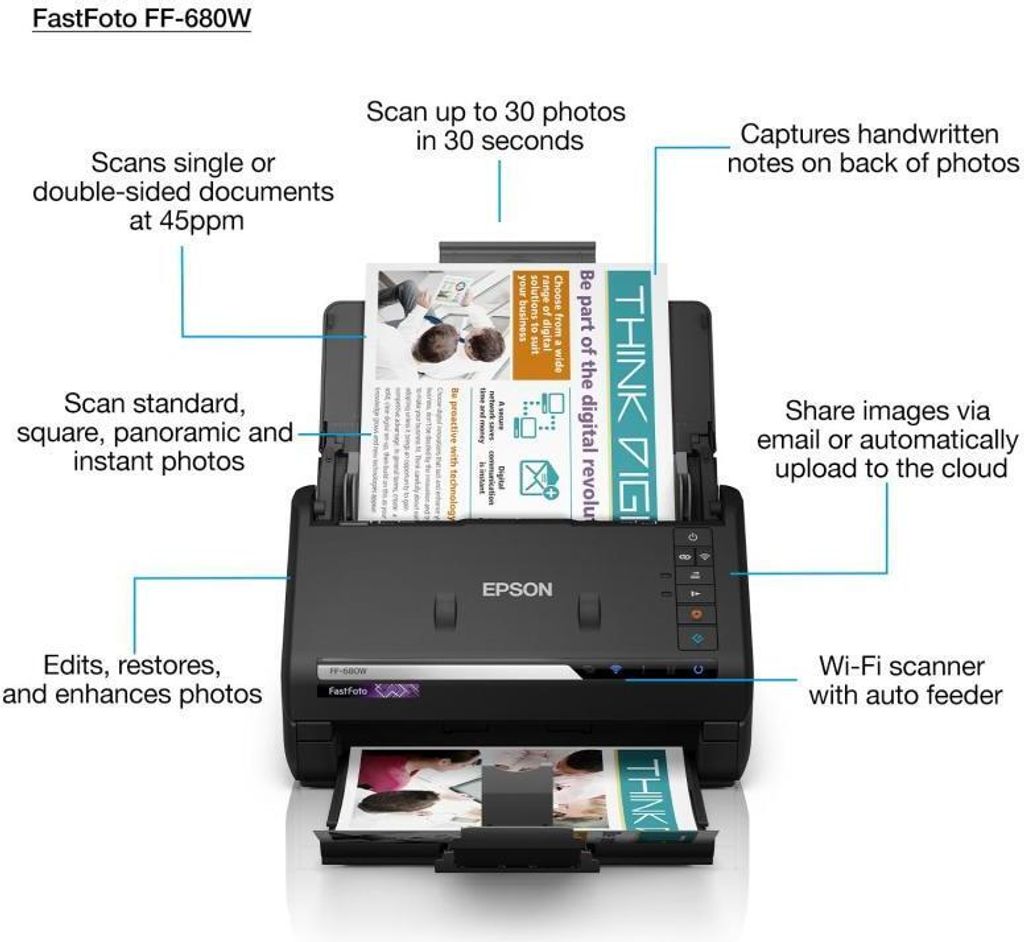 Epson FastFoto FF-680W Obrázok produktu 4