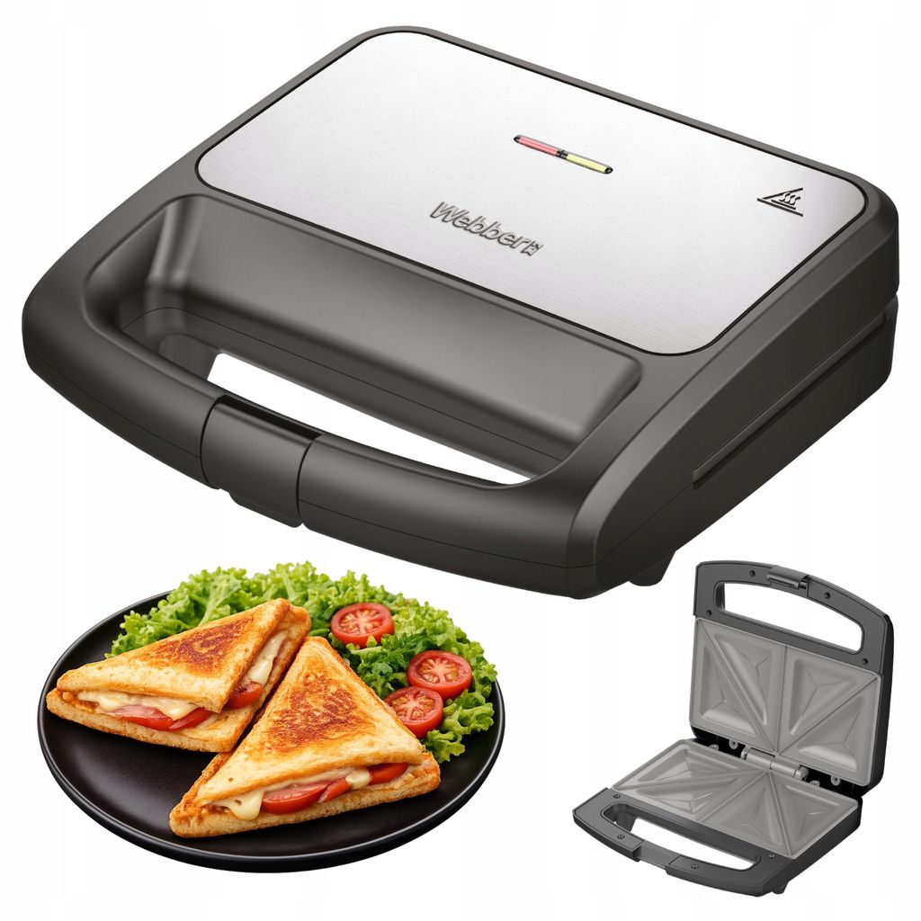 Tostapane Per Panini, Modello Webber Tivaro Sr1, 750W, In Immagine del prodotto 