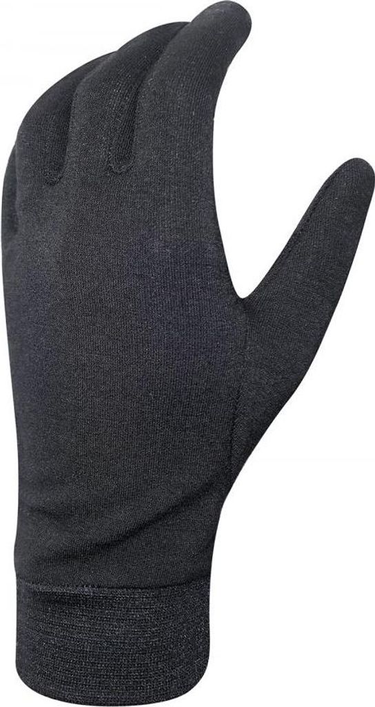 CHIBA Merino Handschuh - XL, schwarz, Touchfinger, Unterziehhandschuh