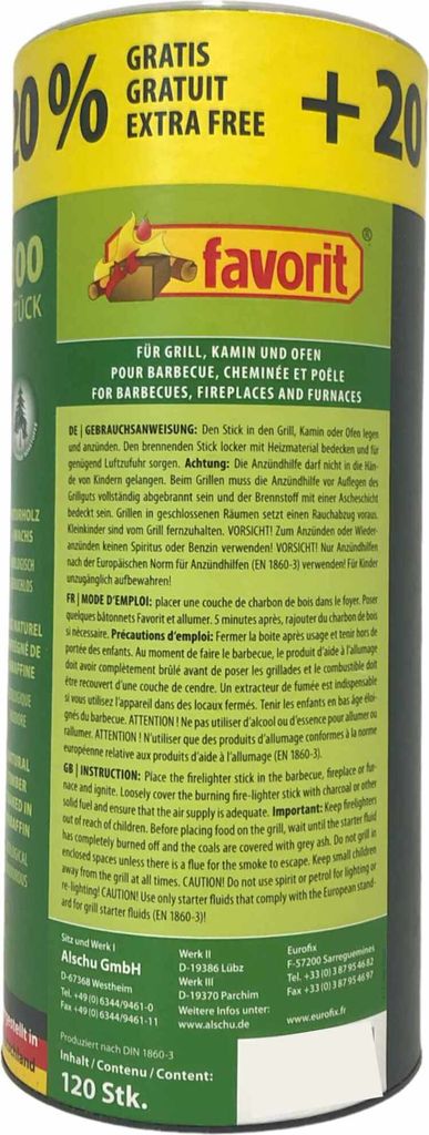 Favorit Anzündestiks naturalne drewno; praktyczne Zdjęcie produktu 9