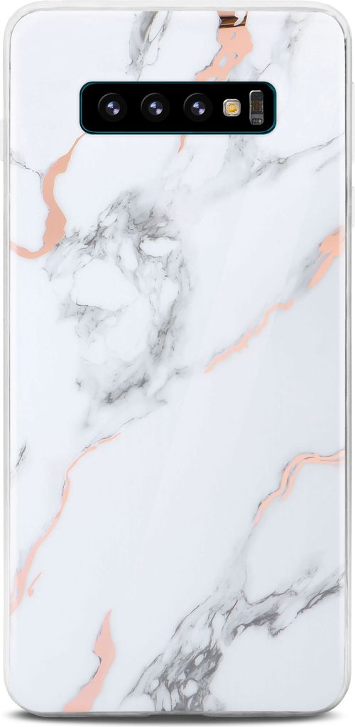 ONEFLOW Sense Case kompatibel mit Samsung Galaxy S10 - Hülle in Marmor Optik, Dedication