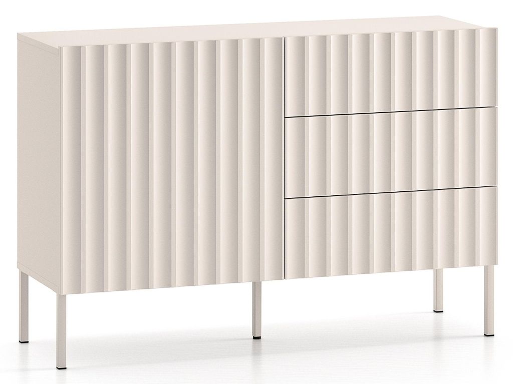 Selsey Derriva - Sideboard mit Schubladen und geriffelten Produktbild 