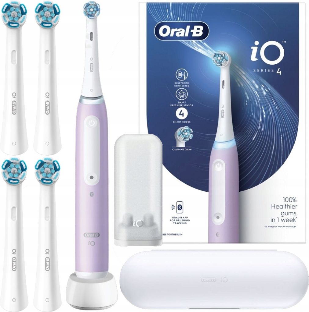 Oral-B | Elektrische Zahnbürste iO Series 4 - Lavendel - Produktbild 