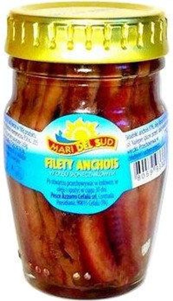 Mari Del Sus | Anchovisfilets - 75g - Eingelegt - Italienische Delikatessen - Fischkonserven