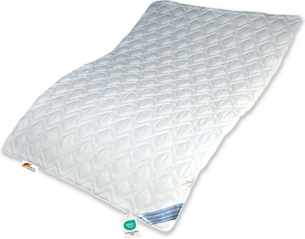 Wildseide Seide Baumwolle Sommerbett Sommerdecke Bettdecke 155x220 MS