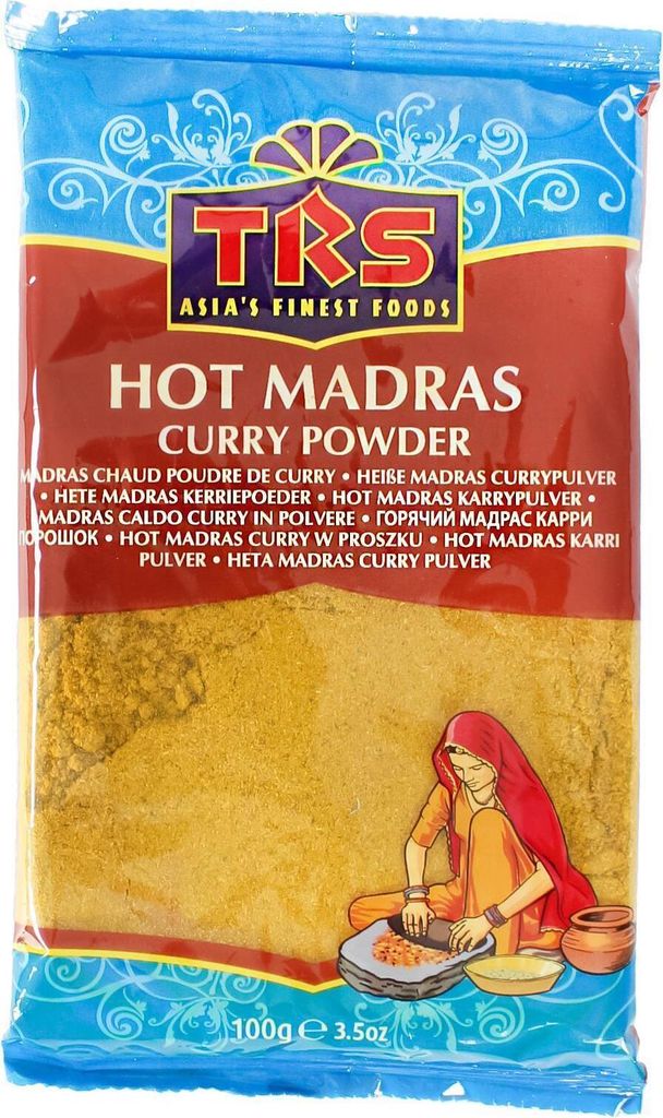 TRS Madras Curry Pulver hot 100g Produktbild 