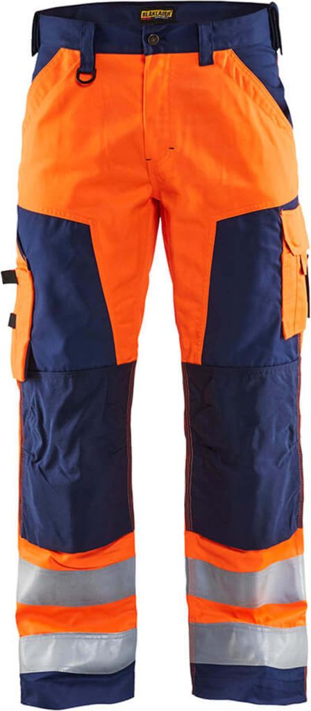Blakläder Warn-Bundhose 15661811 orange/marine Uni, 54