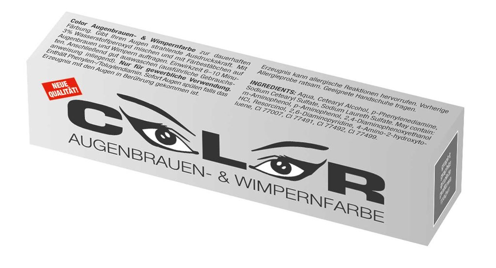 Color AWF graphit 15 ml Augenbrauen- & Wimpernfarbe, Produktbild 