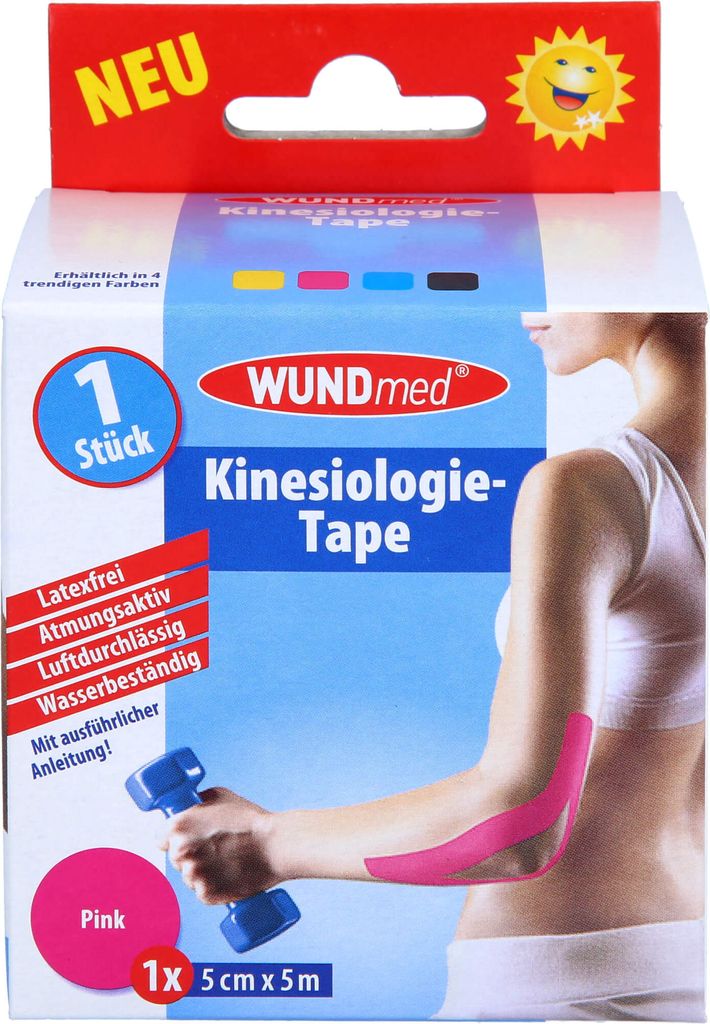 WUNDmed® 04-040 WUNDmed® Tape Kinesiologie 04-040 pink 5,0 Image du produit 
