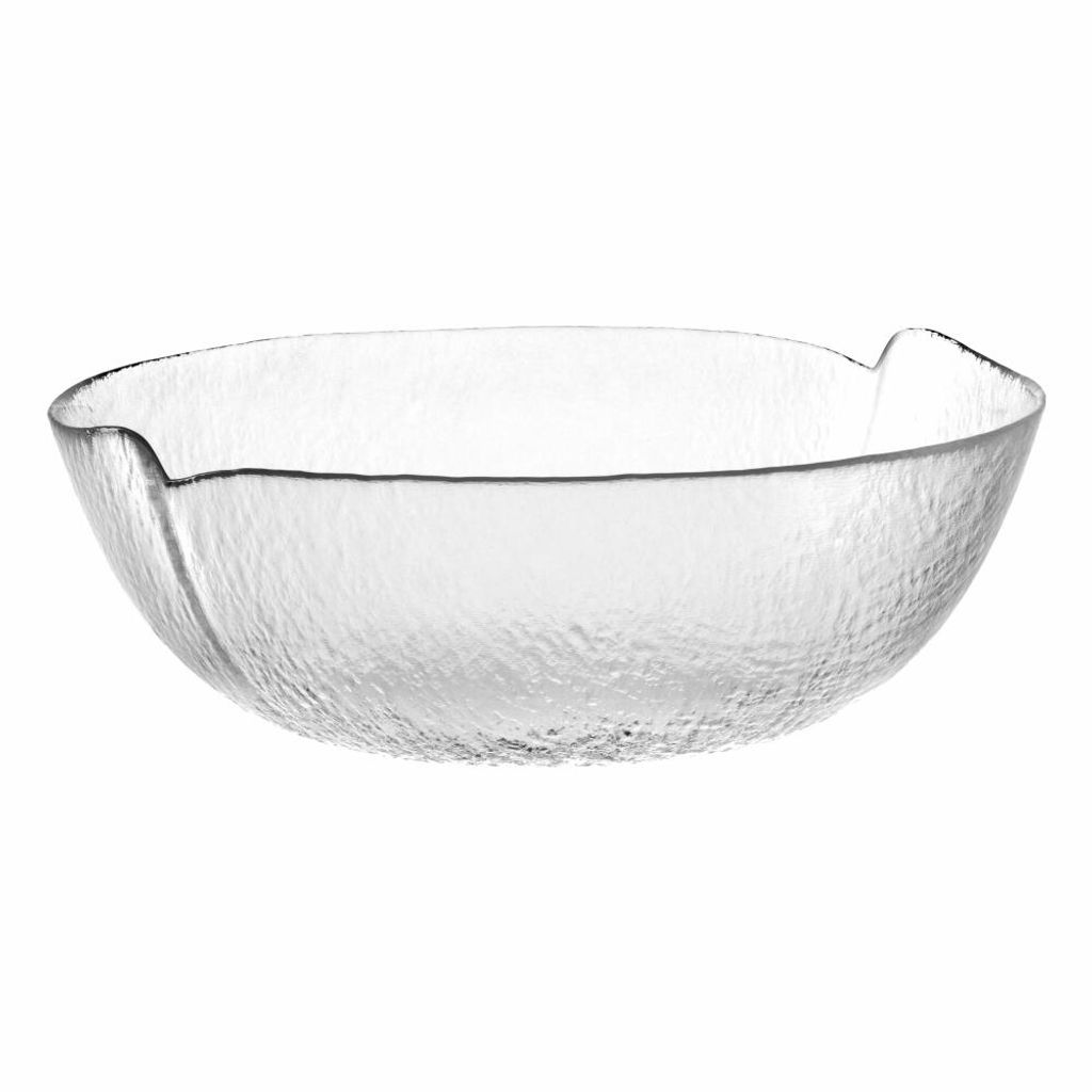 montana Schale :bright, strukturierte Schüssel, Kalk-Natron-Glas, Klar, 27 cm, 036388