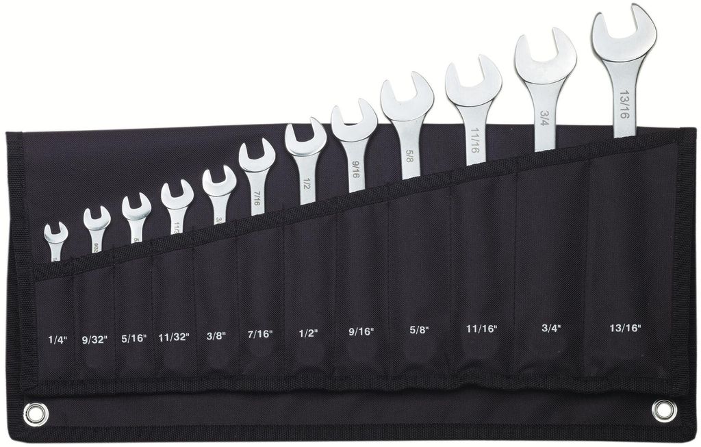 Proxxon SlimLine-Ringmaulschlüsselsatz für zöllige Schraubengrößen, 12-tlg.