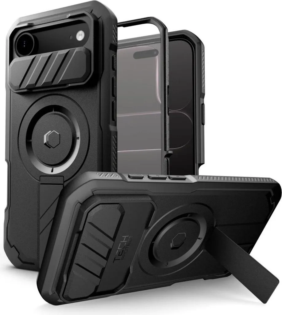 Offerta Custodia iPhone 17 Air Tech-Protect Magsafe Poliammide Nera