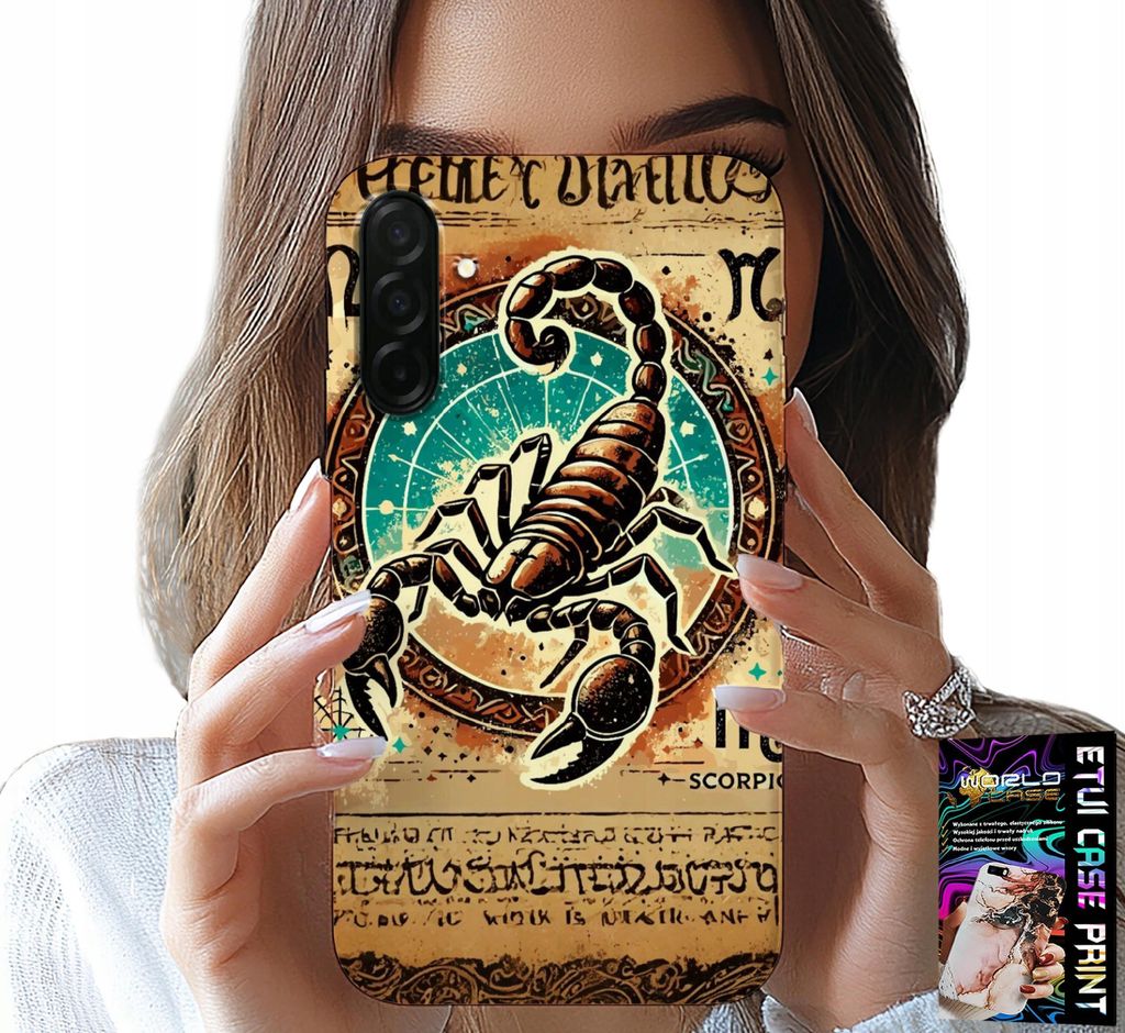 Hülle Für Samsung Galaxy A56 5G - Skorpion Sternzeichen Astronomie + Folie