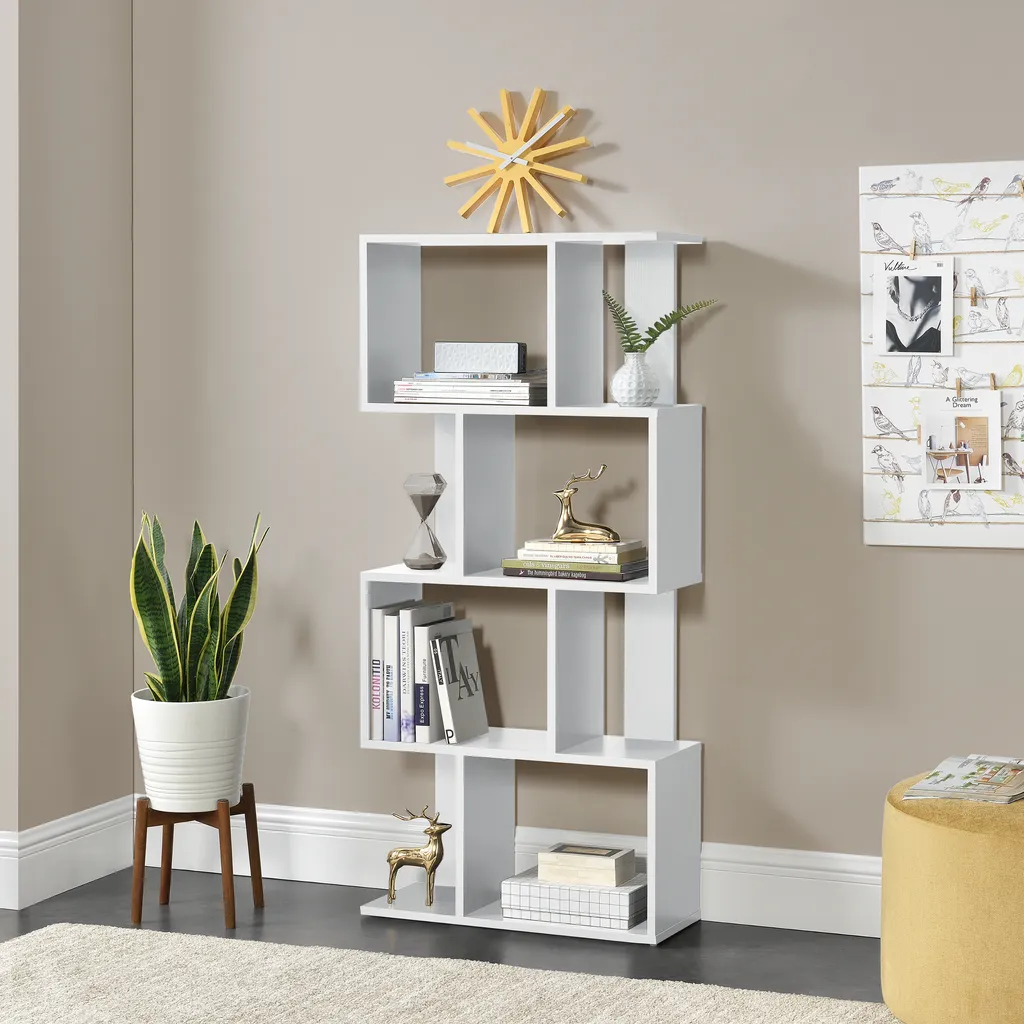 Étagère de rangement compacte blanche pour optimiser les petits espaces - 6