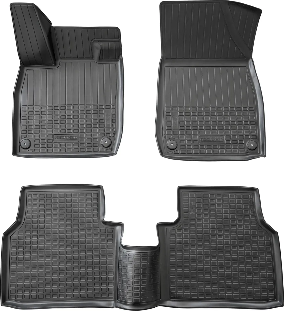 Tapis de sol caoutchouc 3D pour VW ID.4 dès 2020 avec bords surélevés