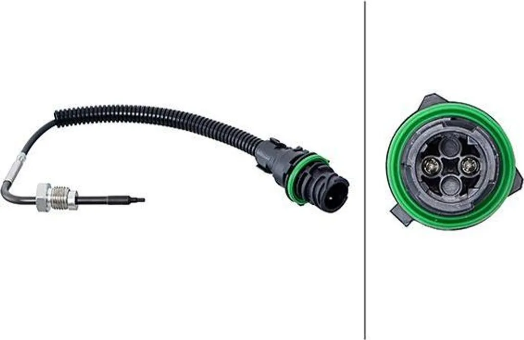 HELLA 6PT 358 181-841 Sensore temperatura gas di scarico OE 0061530528 compatibile con Vario