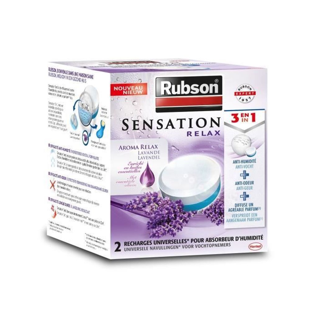 RUBSON Sensation 2 Power Tabs 3in1 Lavendel *6