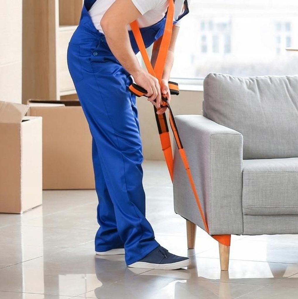 Umzugs-Tragegurte 2 Personen – 800kg Tragkraft, 600D Nylon, Verstellbar, Mit Handschuhen – Für Möbel & Haushaltsgeräte