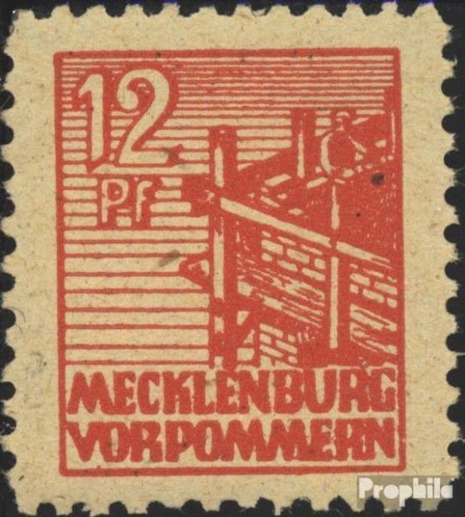 Briefmarken Sowjetische Zone (All.Bes.) 1946 Mi 36y e  Produktbild 