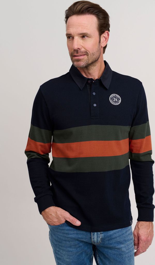 FQ1924 FQMikkael Herren Longsleeve Langarmshirt Shirt mit Hemdkragen aus 100% Baumwolle