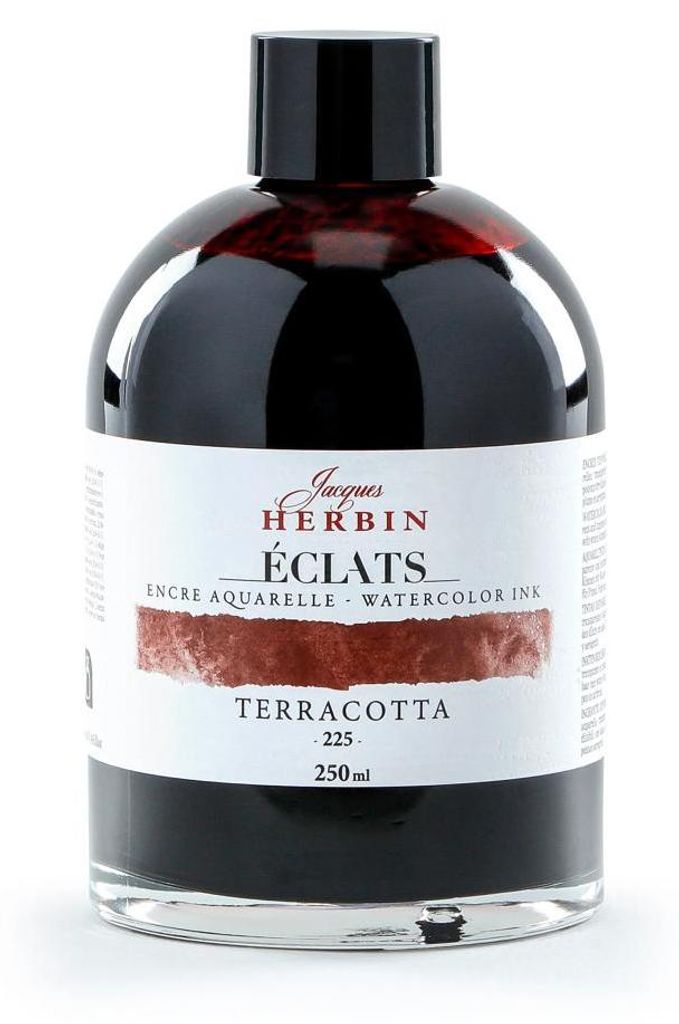 Clairefontaine Eclats Aquarelltinte, Terrakotta, 250ml, untereinander mischbar