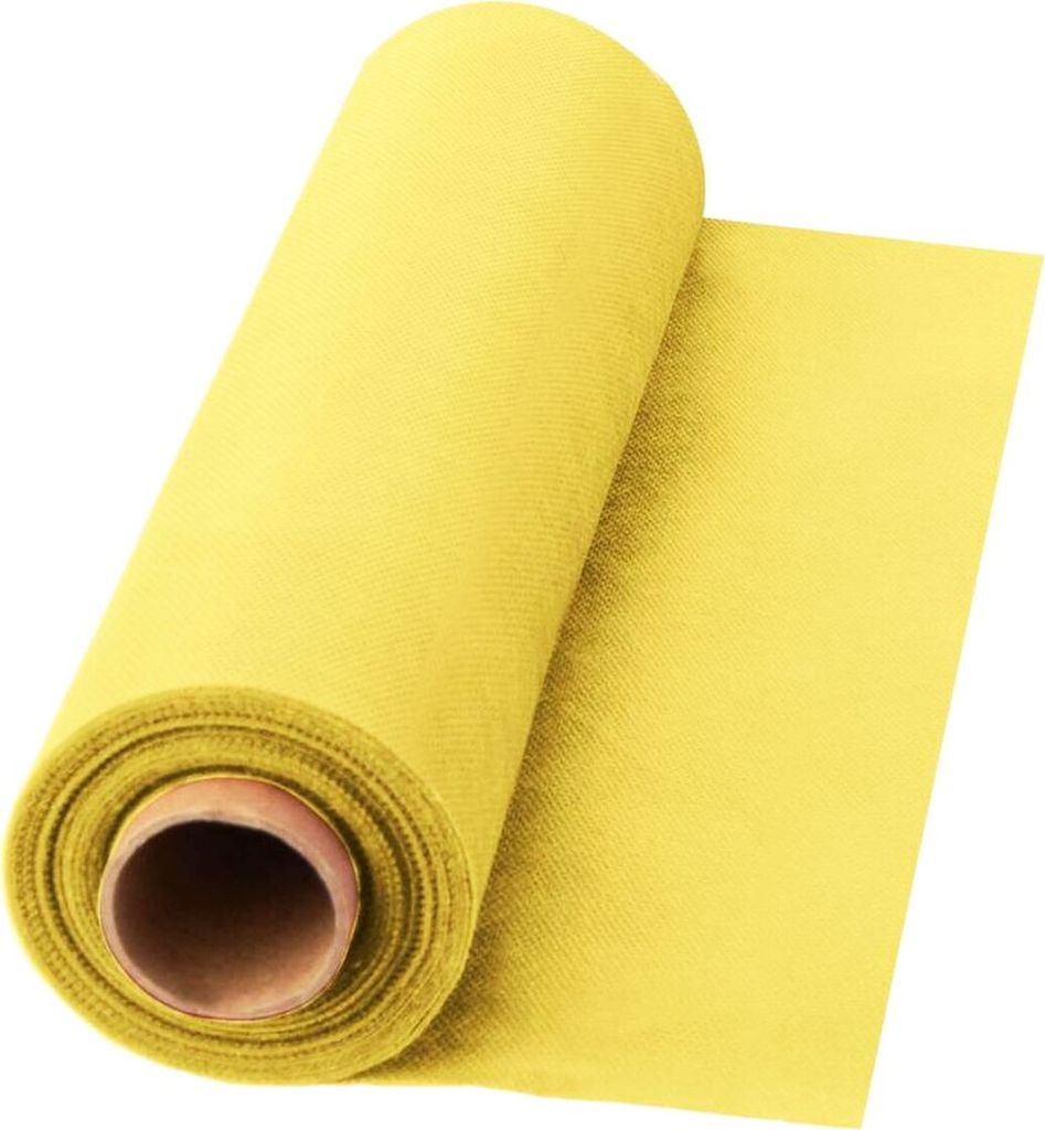 Tischdeckenrolle Vlies 25 m Breite 1,10 m gelb Produktbild 