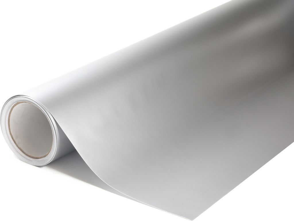 Matt silber wrapfolie 152x50cm - innen/außen