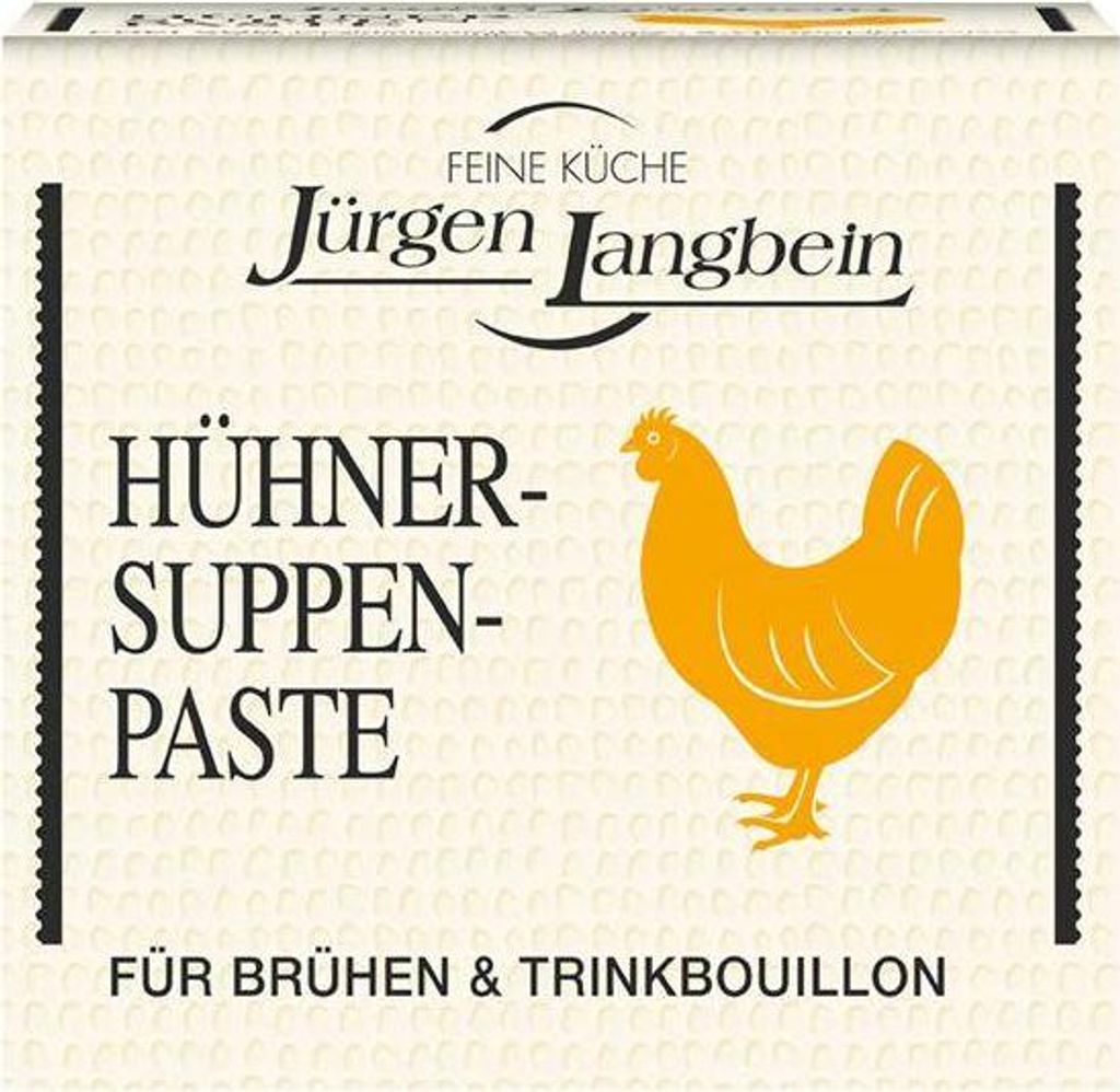 Jürgen Langbein Hühner-Suppen-Paste 50 G Packung Glutenfrei Produktbild 