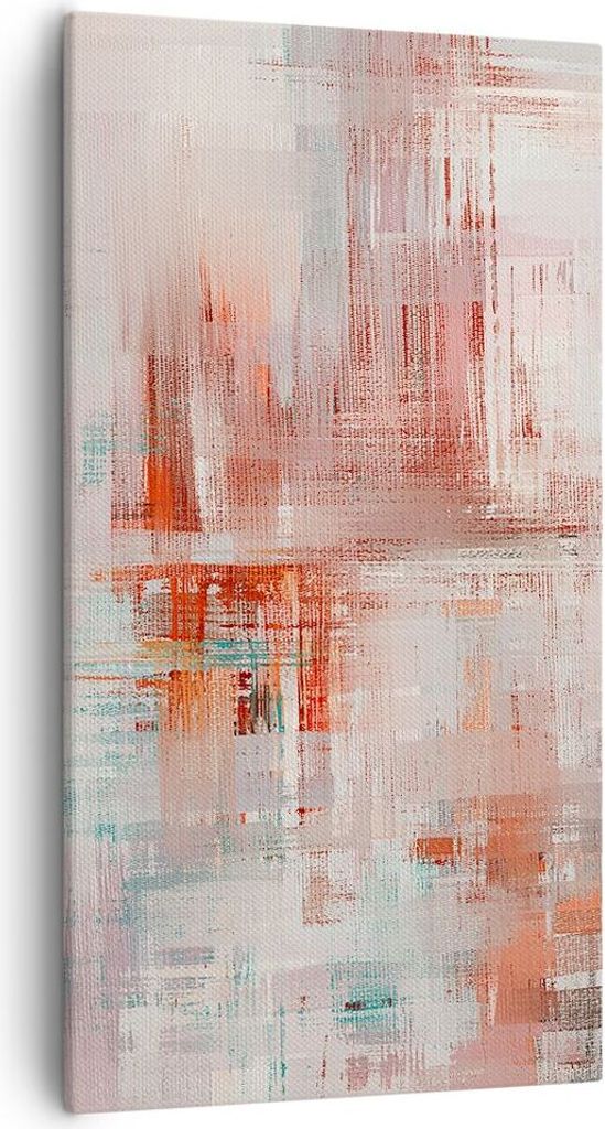 Bild auf Leinwand - Leinwandbild - Einteilig - Verschwommen Abstraktion Modern - 55x100cm - Wand Bild - Wanddeko - Wandbilder - Leinwanddruck - Bil...