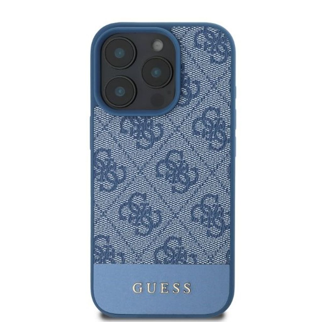 CG Mobile Guess Custodia Rigida Per IPhone 16 Pro - Rosa Con Logo Grande