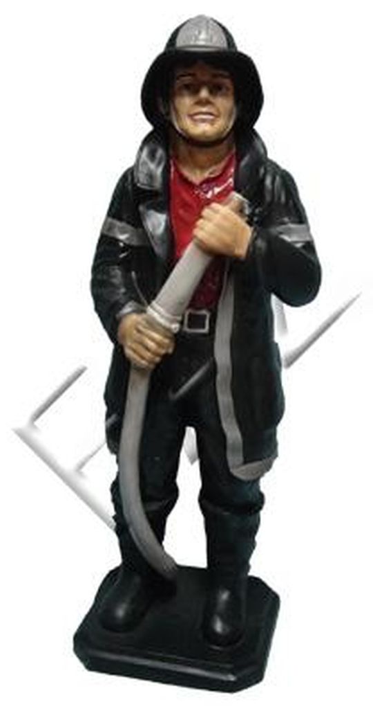 Feuerwehr Mann Figur Garten Statue Skulptur Figuren Skulpturen Deko Statuen Neu