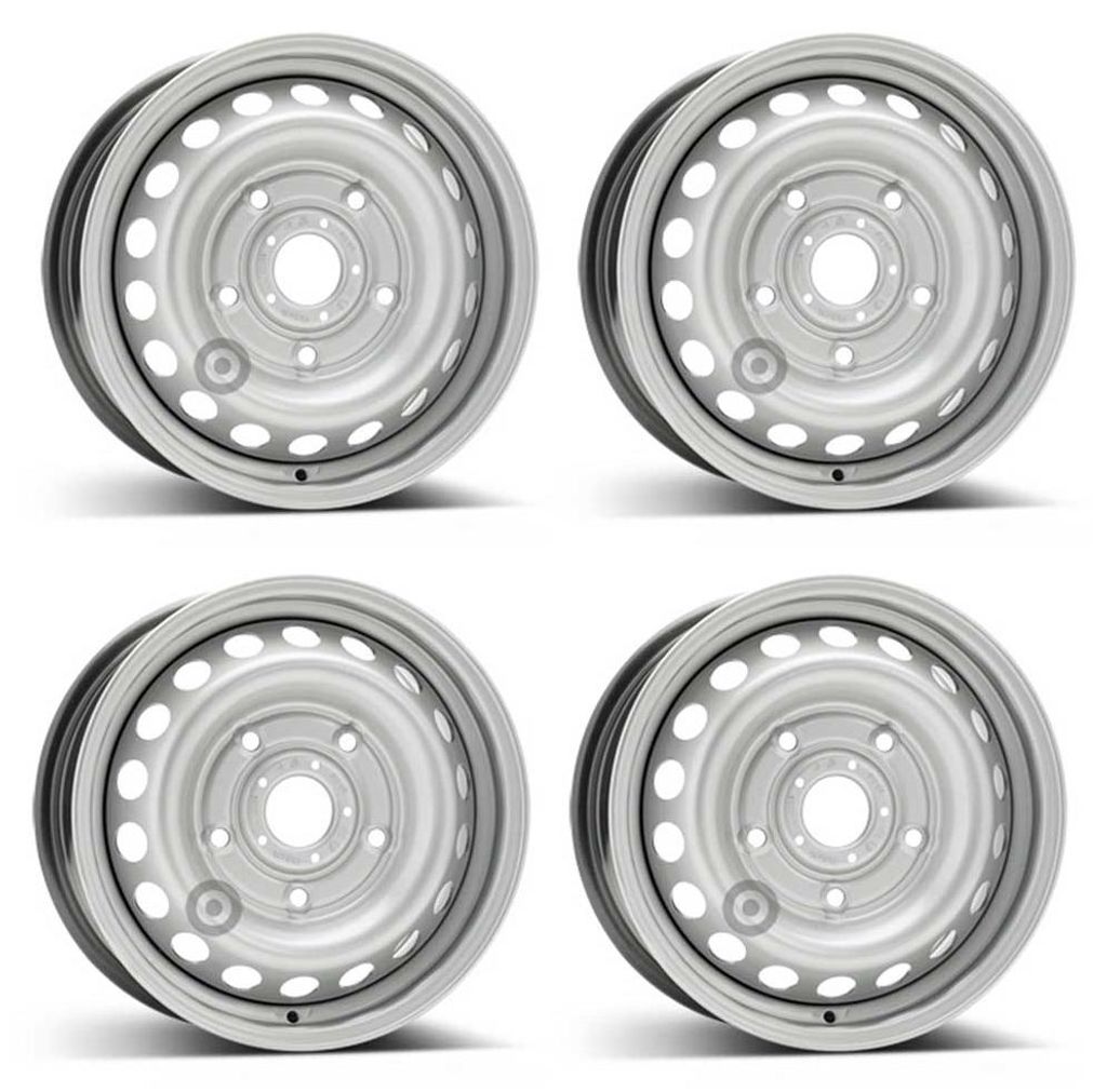 4 Stahlfelgen Alcar 8337 6.5Jx15 ET60 5x160 für Ford Tourneo Custom Transit